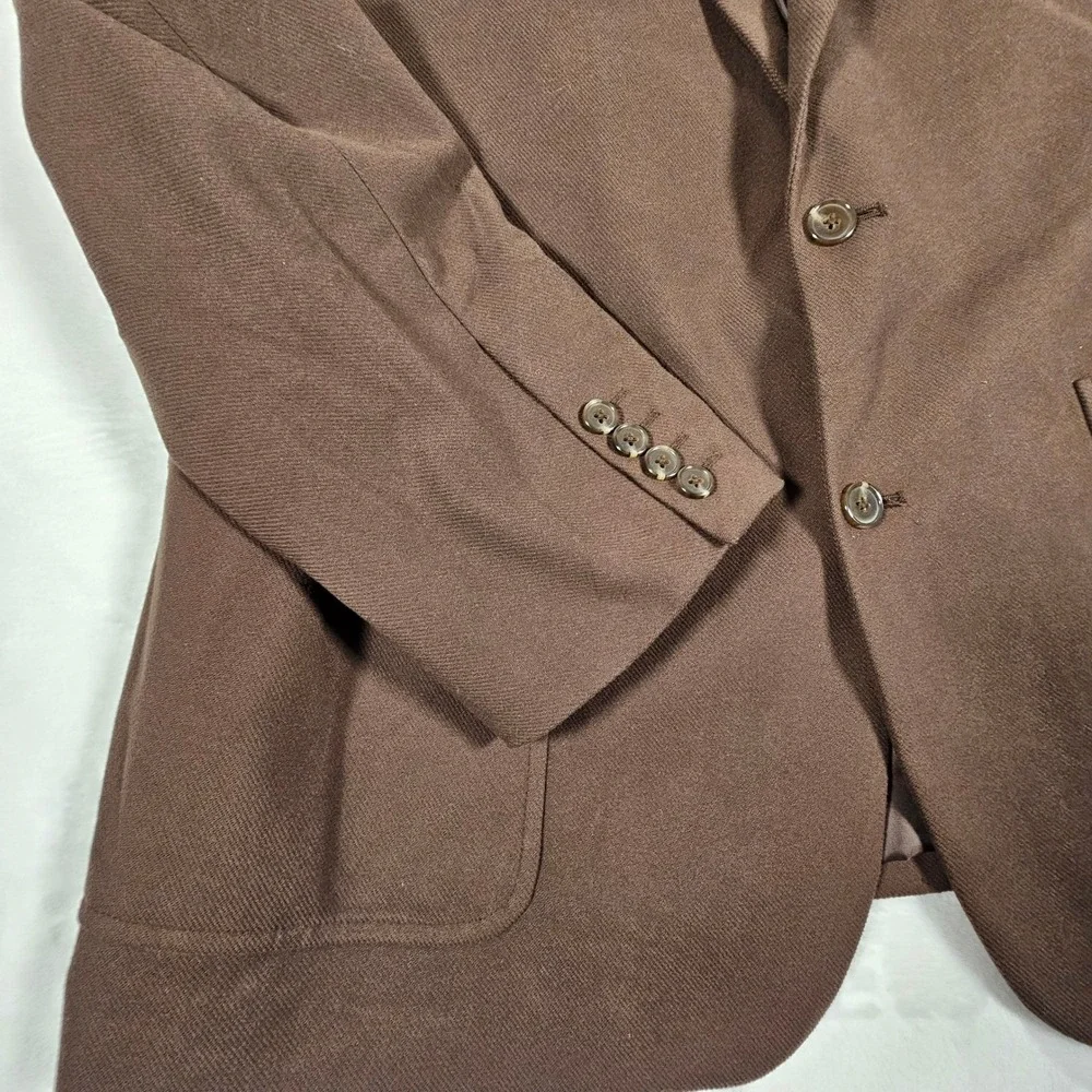 MODE OF ONE Men's Dark Walnut Classic‎ Fit Two Button Blazer XL